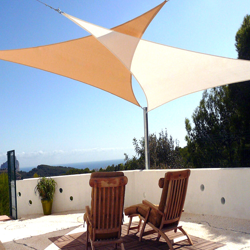 PU เคลือบกันน้ำ Sun Shade Sail