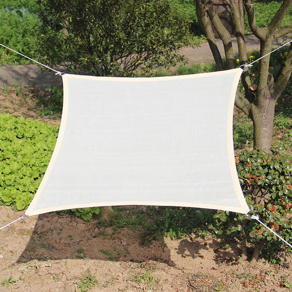 Square Shade Sail สามารถให้พื้นที่สีเทาขนาดใหญ่และเหมาะสำหรับการสังสรรค์ขนาดใหญ่